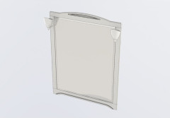 Зеркало Aquanet Луис 90 белый