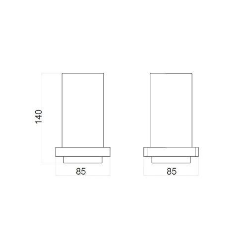 Стакан для ванной Webert Pegaso PE500301015, хром