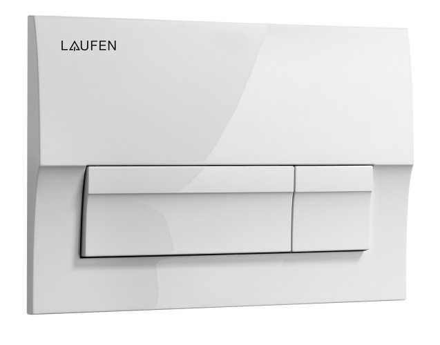 ПЭК Laufen PRO чаша унитаза подвесная Rimless с инсталляционной системой, тонким сиденьем микролифт и белой клавишей смыва (Z.RU93.0.761.6)