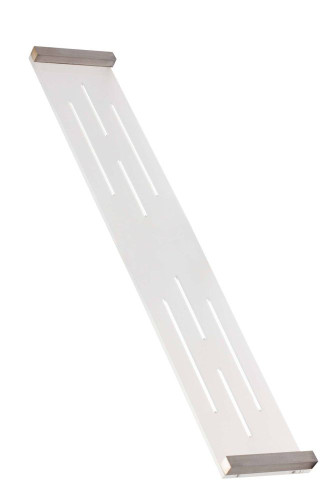 Stil Haus Saturno, полка из оргстекла, длина 60 см, цвет сатинированная сталь