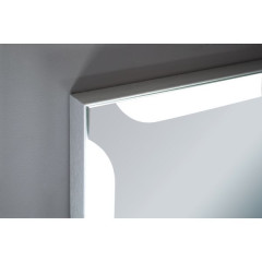 Xpertials ALICE SM, зеркало 120х80 см, LED свет, вкл/выкл с диммером, ЖК-экран, профиль матовый хром