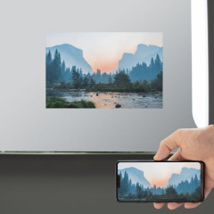 Xpertials ALICE SM, зеркало 120х80 см, LED свет, вкл/выкл с диммером, ЖК-экран, профиль матовый хром