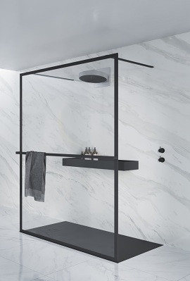 Дверь в нишу Riho SZ LUCID GD401 900 x 2000 WHITE