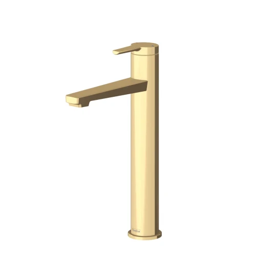 Смеситель для раковины Teska Liva Leo L, золото