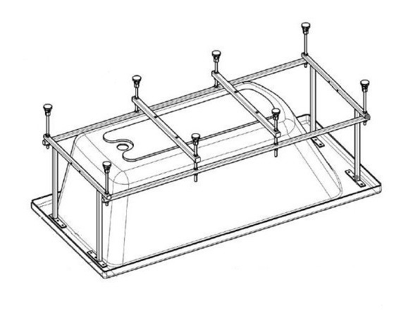 Монтажный комплект к ванне Roca ELBA 170х75