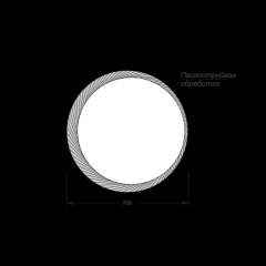 Зеркало &quot;Art LED&quot; D 700
