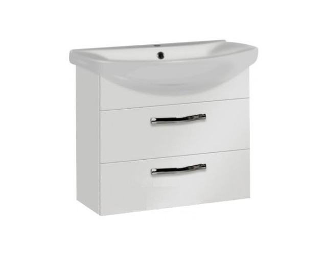 Тумба под раковину AQUATON Ария 65 М белая (1A123301AA010)