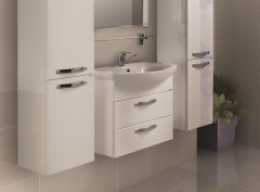 Тумба под раковину AQUATON Ария 65 М белая (1A123301AA010)