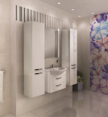 Тумба под раковину AQUATON Ария 65 М белая (1A123301AA010)