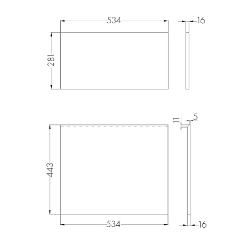 Фасад для тумбы Aquaton Лондри 60 Дуб Кантри (1A274801LHDY0)