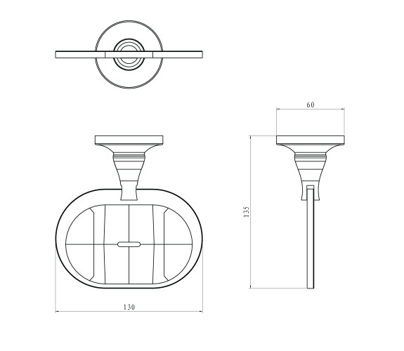 Мыльница литая RUSH Corsica (CO42410)