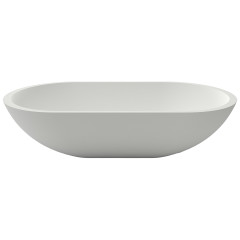 AZARIO AZ-1132S Раковина накладная из искусственного камня 650x350x160, белая матовая (AZ-1132S)