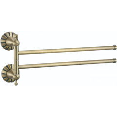 Держатель для полотенец поворотный (2-ой) Savol S-08902C бронза