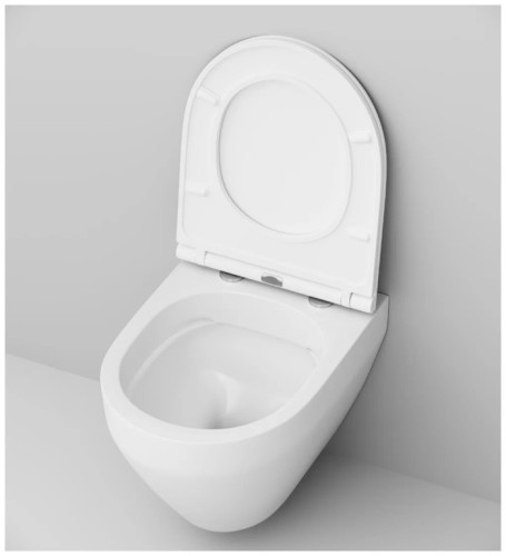 Унитаз подвесной с сиденьем AM.PM Spirit 2.0 C701700SC безободковый