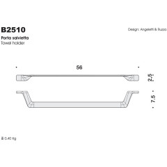 Полотенцедержатель Colombo Design Alize B2510