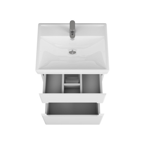 Тумба OWL 1975 Nyborg 60, 2 ящика, белая