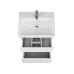 Тумба OWL 1975 Nyborg 60, 2 ящика, белая