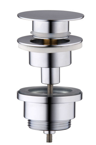 AQG, универсальный донный клапан click-clack, цвет хром