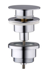 AQG, универсальный донный клапан click-clack, цвет хром