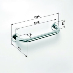 Поручень для ванны Bemeta Help 301101202