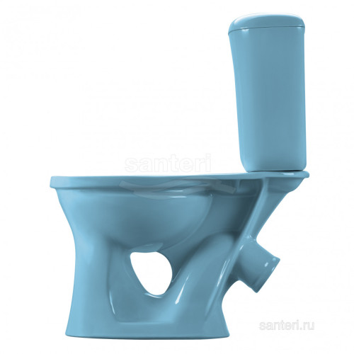Унитаз-компакт Santeri Виктория голубой 1.P301.6.S06.00B.F