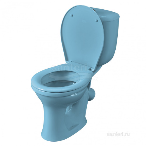 Унитаз-компакт Santeri Виктория голубой 1.P301.6.S06.00B.F