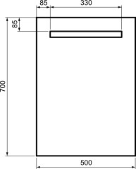 Зеркало Good Light 50 с подсветкой Домино