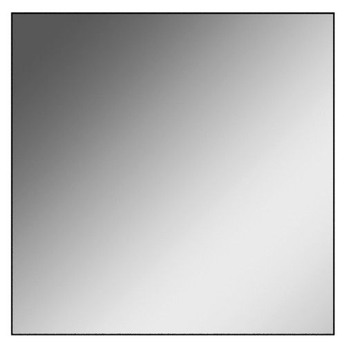 Зеркало Corsica 500х500 black без подсветки Sansa