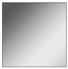 Зеркало Corsica 500х500 black без подсветки Sansa