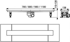 Дренажный канал Sanit 03.586.00.0000