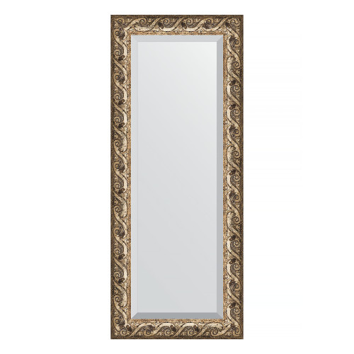 Зеркало настенное с фацетом EVOFORM в багетной раме фреска, 56х136 см, BY 1259