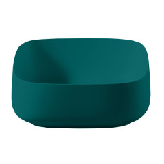 Раковина Artceram Cognac Quadro 460*410*155 отверстия для смесителя-отсутствуют Green foresta