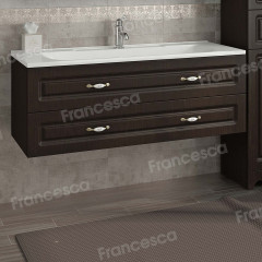 Тумба с раковиной Francesca Империя П 120 венге (2 ящ. ум. Элен 120)