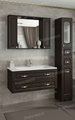 Тумба с раковиной Francesca Империя П 120 венге (2 ящ. ум. Элен 120)