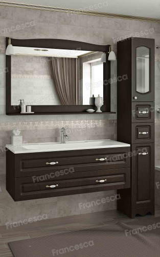 Тумба с раковиной Francesca Империя П 120 венге (2 ящ. ум. Элен 120)