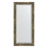 Зеркало настенное с фацетом EVOFORM в багетной раме старое дерево с плетением, 53х113 см, BY 3486