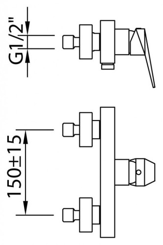 Смеситель для душа Clever Ventu 99437