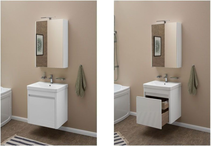 Мебель для ванной Aquanet Вилора 60 белый