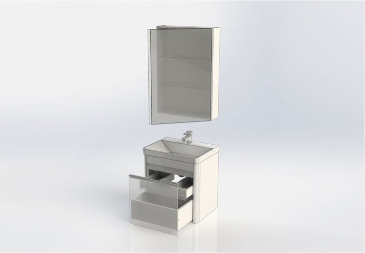 Мебель для ванной Aquanet Вилора 60 белый