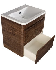 Тумба подвесная Style Line Атлантика 60, Люкс старое дерево, PLUS