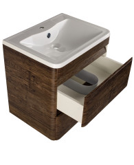 Тумба подвесная Style Line Атлантика 60, Люкс старое дерево, PLUS