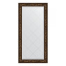 Зеркало настенное с гравировкой EVOFORM в багетной раме Византия бронза, 79х161 см, BY 4287