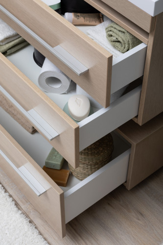 Мебель для ванной Aquanet Нота NEW 75 светлый дуб (камерино)