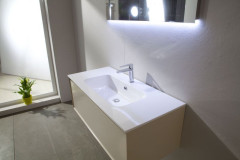 IBX, раковина из минерального литья NANTES 100 см, цвет белый