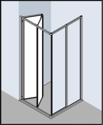 Душевая дверь Kermi Ibiza 2000 I2 ED2 100201AK L