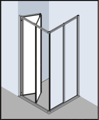 Душевая дверь Kermi Ibiza 2000 I2 ED2 100201AK L