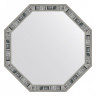 Зеркало настенное Octagon EVOFORM в багетной раме состаренное дерево, 59х59 см, BY 7413