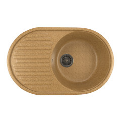 Мойка из искусственного мрамора MIXLINE ML-GM16 45,5x72 (525108)