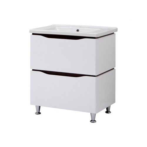 Комплект в ванную Ceruttispa тумба Сицилия 70 с умывальником "Кантэ 70"