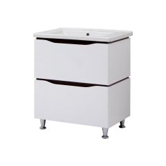 Комплект в ванную Ceruttispa тумба Сицилия 70 с умывальником "Кантэ 70"